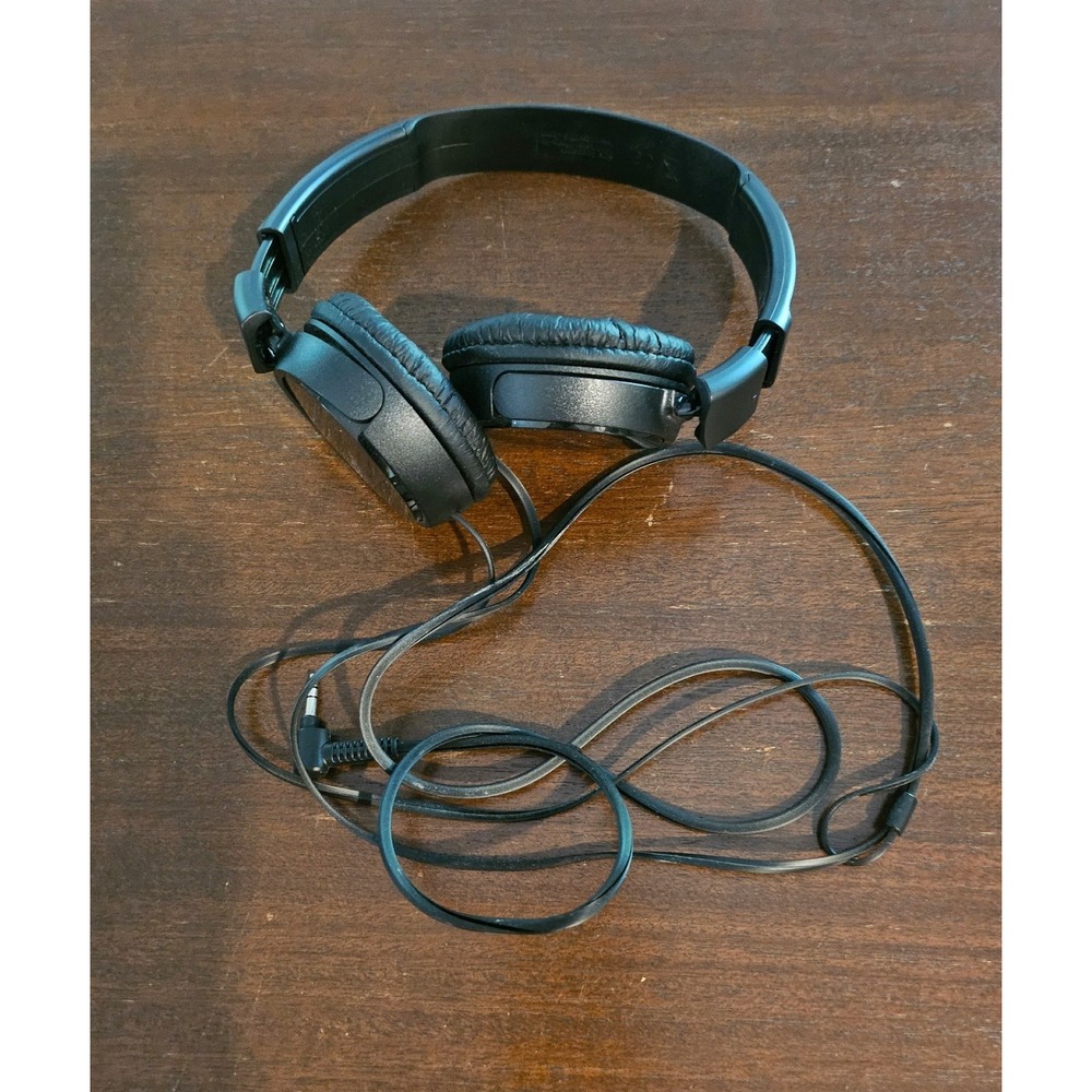 Sony MDR-ZX110 Headphones OS Black Wired On-Ear Folding Stereo